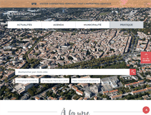 Tablet Screenshot of carpentras.fr